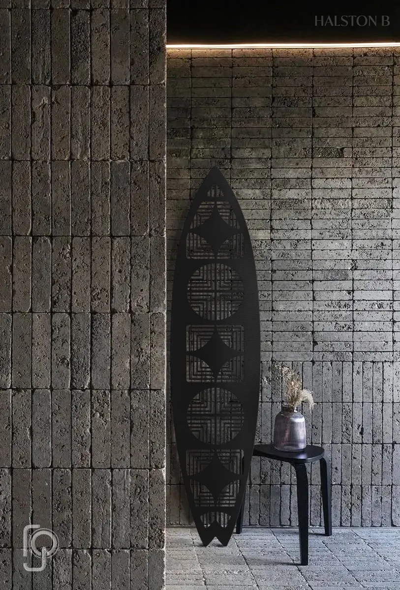 HALSTON B — laser cut metal wall art, B Editions range, by ROGETjames