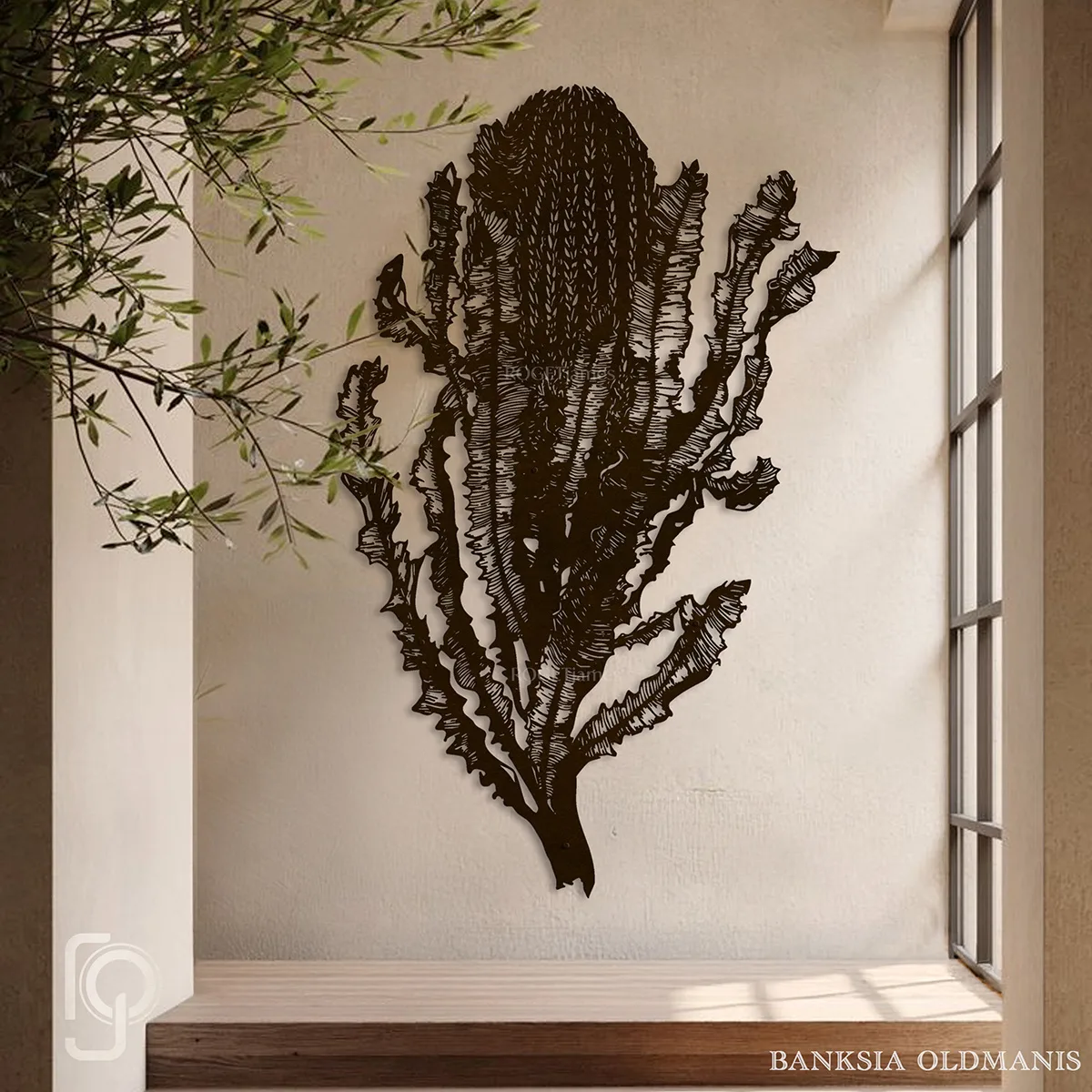 Banksia metal wall art — BANKSIA Oldmanis by ROGETjames