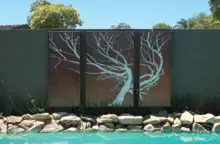 EQUISETTI — laser cut metal wall art, The Light Features range, by ROGETjames