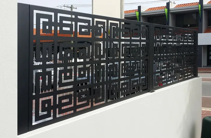 ORIEL — laser cut metal fencing by ROGETjames