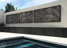 FERLIE — laser cut metal wall art, The Organics range, by ROGETjames