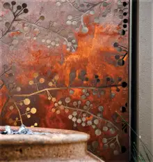WATTLE — laser cut metal wall art, The Icons range, by ROGETjames