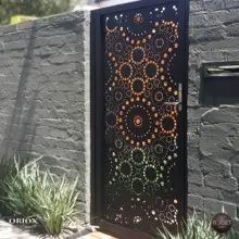 ASLYIAM — laser cut metal wall art, Gates range, by ROGETjames