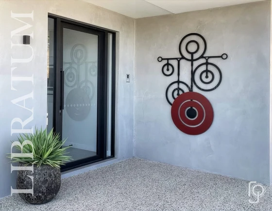 Original laser cut metal wall art by ROGETjames