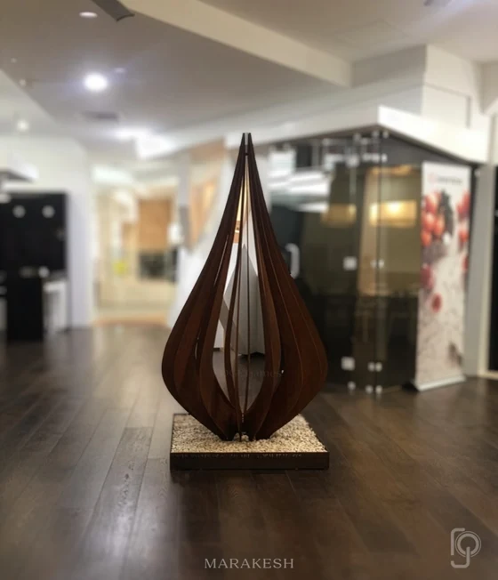 MARAKESH — laser cut Corten steel garden sculpture, The Classics range, by ROGETjames