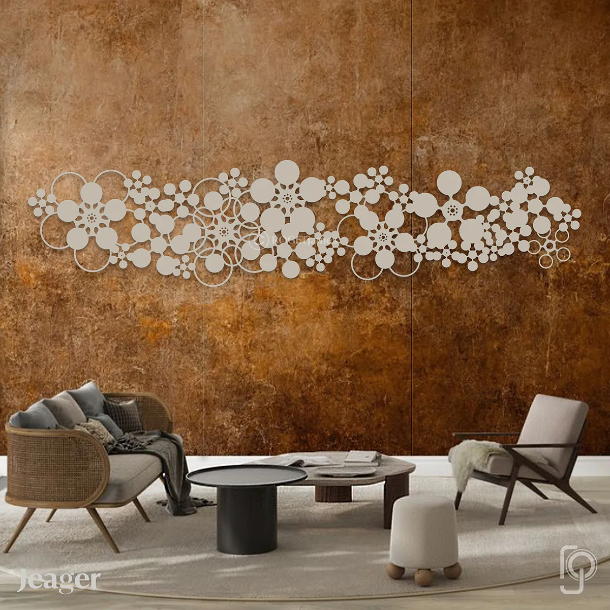 Retro metal wall art — JEAGER by ROGETjames