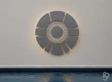 CUSTOM — laser cut metal wall art, The Light Features range, by ROGETjames