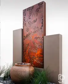 WATTLE — laser cut metal wall art, The Icons range, by ROGETjames