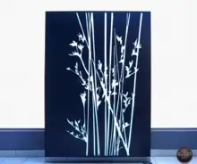 REEDS of UNGARO — laser cut metal wall art, The Light Features range, by ROGETjames