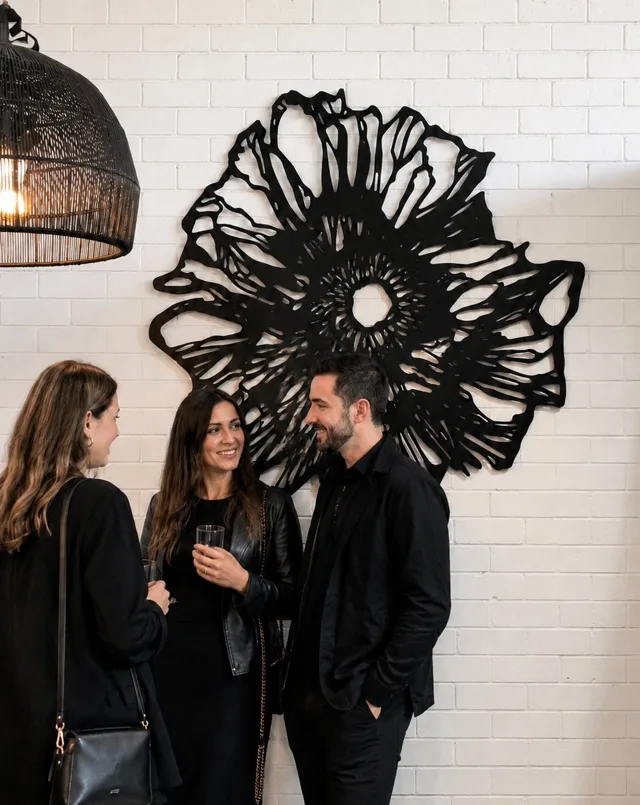 Original laser cut metal wall art by ROGETjames