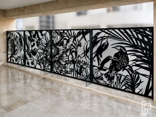 Original laser cut metal wall art by ROGETjames