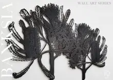 BANKSIA Free Range — laser cut metal wall art, Australian Natives range, by ROGETjames