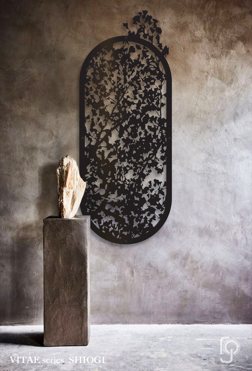 VITAE — SHIOGI — Metal wall art panel